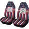 Nautical Anchors & Stripes Car Seat Covers