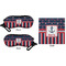 Nautical Anchors & Stripes Eyeglass Case & Cloth (Approval)