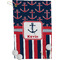 Nautical Anchors & Stripes Golf Towel (Personalized)