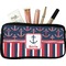 Nautical Anchors & Stripes Makeup Case Small