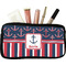 Nautical Anchors & Stripes Makeup / Cosmetic Bag (Personalized)