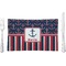 Nautical Anchors & Stripes Rectangular Dinner Plate