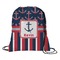 Nautical Anchors & Stripes String Backpack