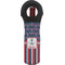 Nautical Anchors & Stripes Wine Tote Bag (Personalized)