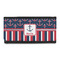 Nautical Anchors & Stripes Leatherette Ladies Wallet (Personalized)