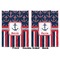 Nautical Anchors & Stripes Baby Blanket (Double Sided - Printed Front and Back)