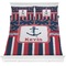 Nautical Anchors & Stripes Comforters (Personalized)
