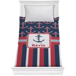 Nautical Anchors & Stripes Comforter - Twin XL (Personalized)