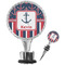 Nautical Anchors & Stripes Wine Bottle Stopper (Personalized)