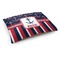 Nautical Anchors & Stripes Dog Bed - Medium w/ Name or Text