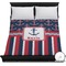 Nautical Anchors & Stripes Duvet Cover (Queen)