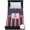 Nautical Anchors & Stripes Duvet Cover (Twin)