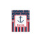 Nautical Anchors & Stripes 11x14 - Canvas Print - Front View