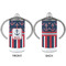 Nautical Anchors & Stripes 12 oz Stainless Steel Sippy Cups - APPROVAL