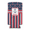 Nautical Anchors & Stripes 12oz Tall Can Sleeve - FRONT