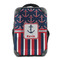 Nautical Anchors & Stripes 15" Backpack - FRONT