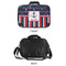 Nautical Anchors & Stripes 15" Hard Shell Briefcase - APPROVAL