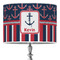 Nautical Anchors & Stripes Drum Lamp Shade (Personalized)