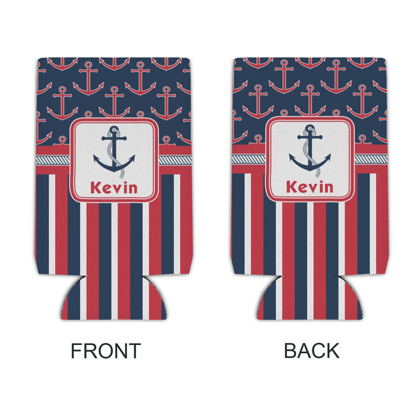 Nautical Anchors & Stripes 16oz Can Sleeve - APPROVAL