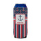 Nautical Anchors & Stripes 16oz Can Sleeve - FRONT (on can)