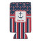 Nautical Anchors & Stripes 16oz Can Sleeve - Set of 4 - FRONT