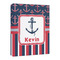 Nautical Anchors & Stripes 16x20 - Canvas Print - Angled View