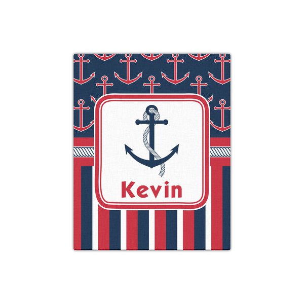 Nautical Anchors & Stripes 16x20 - Canvas Print - Front View