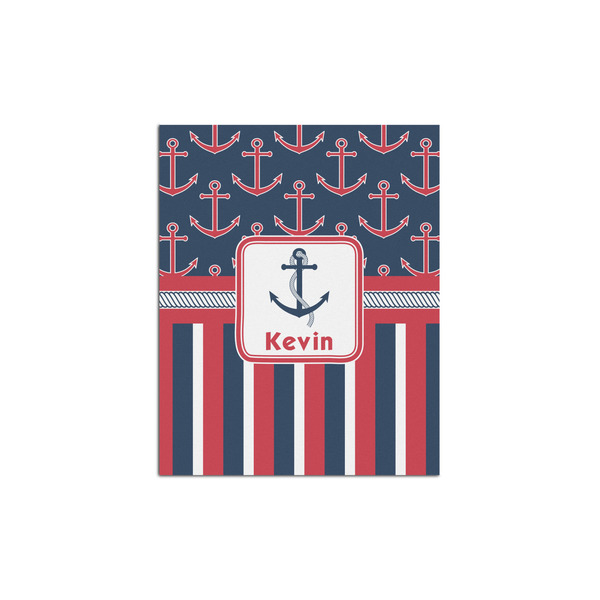 Custom Nautical Anchors & Stripes Posters - Matte - 16x20 (Personalized)