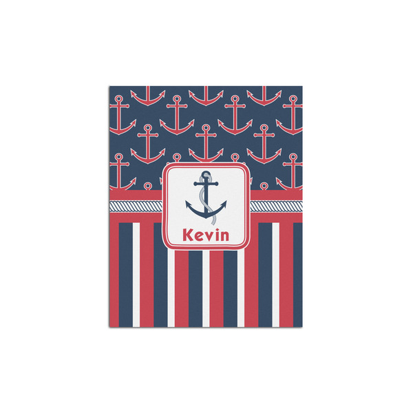 Custom Nautical Anchors & Stripes Posters - Matte - 16x20 (Personalized)