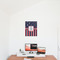 Nautical Anchors & Stripes 16x20 - Matte Poster - On the Wall
