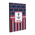 Nautical Anchors & Stripes Wood Prints (Personalized)