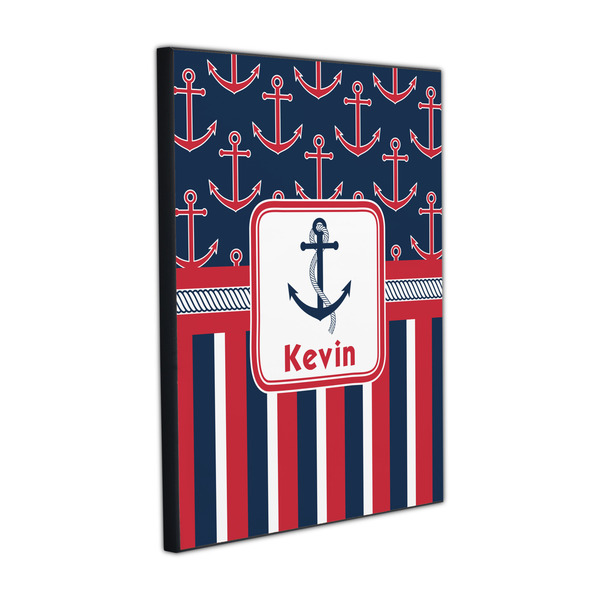 Custom Nautical Anchors & Stripes Wood Prints (Personalized)