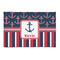Nautical Anchors & Stripes 2' x 3' Indoor Area Rug (Personalized)