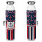 Nautical Anchors & Stripes 20oz Water Bottles - Full Print - Approval