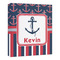 Nautical Anchors & Stripes Canvas Print - 20x24 (Personalized)