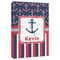 Nautical Anchors & Stripes Canvas Print - 20x30 (Personalized)