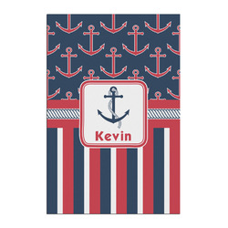 Nautical Anchors & Stripes Posters - Matte - 20x30 (Personalized)