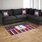 Nautical Anchors & Stripes 4'x6' Indoor Area Rugs - IN CONTEXT