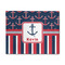 Nautical Anchors & Stripes 8' x 10' Patio Rug (Personalized)