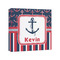 Nautical Anchors & Stripes 8x8 - Canvas Print - Angled View