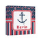 Nautical Anchors & Stripes Canvas Print - 8x8 (Personalized)