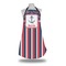 Nautical Anchors & Stripes Apron on Mannequin