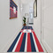 Nautical Anchors & Stripes Area Rug Sizes - In Context (vertical)