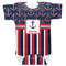 Nautical Anchors & Stripes Baby Bodysuit 3-6