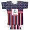 Nautical Anchors & Stripes Baby Bodysuit (Personalized)