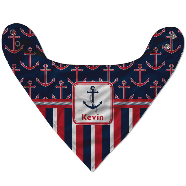 Nautical Anchors & Stripes Bandana Flat Approval
