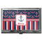 Nautical Anchors & Stripes Business Card Case