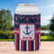 Nautical Anchors & Stripes Can Sleeve - LIFESTYLE (single)