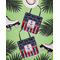 Nautical Anchors & Stripes Canvas Tote Lifestyle Front and Back- 13x13