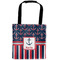 Nautical Anchors & Stripes Auto Back Seat Organizer Bag (Personalized)